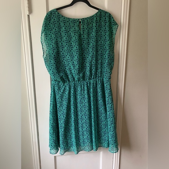 GAP Green and Navy Heart Dress XXL - Picture 3 of 15